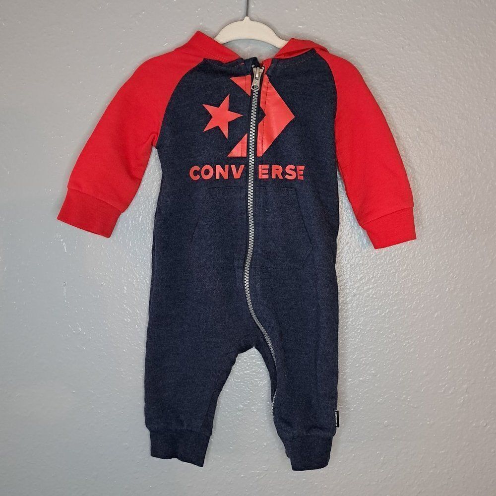 Converse Baby All Star Coverall Body Suit Size 6 Month